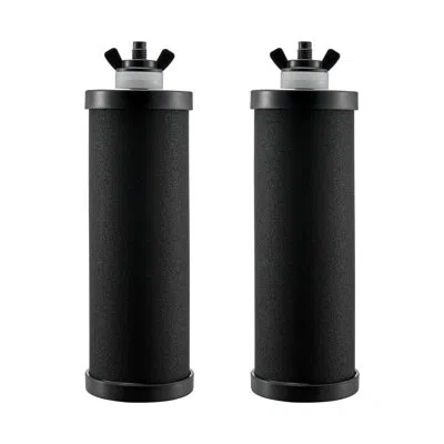 Vevor Purification Water Filter Replacement For Gravity Filter System 2 Pack In Matte Black