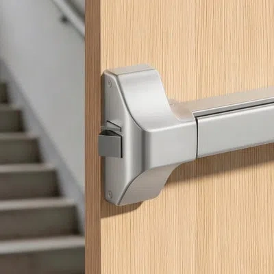 Vevor Push Bar Panic Exit Device, 31" Stainless Steel Commercial Panic Bar For Exit Doors, Emergency Exit  In Silver