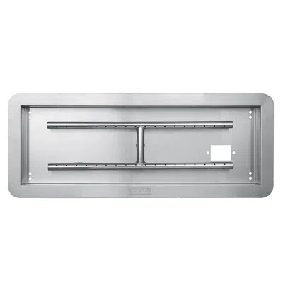 Vevor Rectangle Stainless Steel Burner/burner Kit In Silver