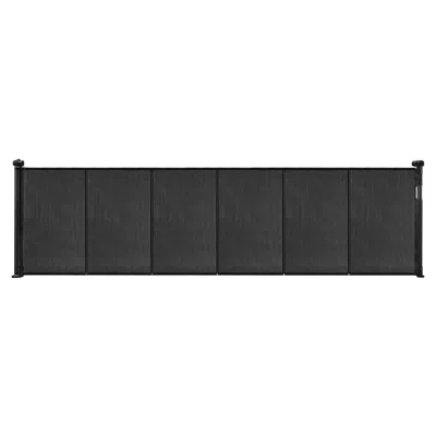 Vevor Retractable Baby Gate 34 In Tall Extend To 110 In Wide For Kids Or Pets Black