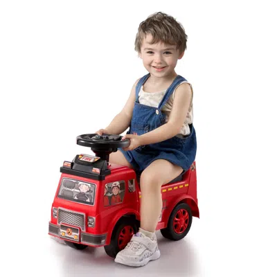 Vevor Ride On Push Car For Toddlers, Ages 1-3, Ride Racer, Sit To Stand Toddler Ride On Toy, Classic Kids  In Red