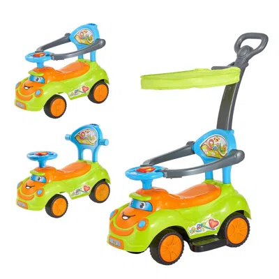 Vevor Ride On Push Car, Push Car For Toddler 19 To 36 Months, Around Buggy With Guardrails, Handle & Under In Multi