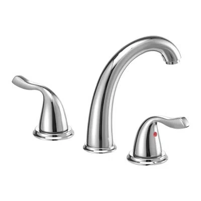 Vevor Roman Tub Faucet, 3 Hole Waterfall Bathtub Faucet, Gooseneck Bath Tubs Faucets Set With 2 Handles, D In Silver