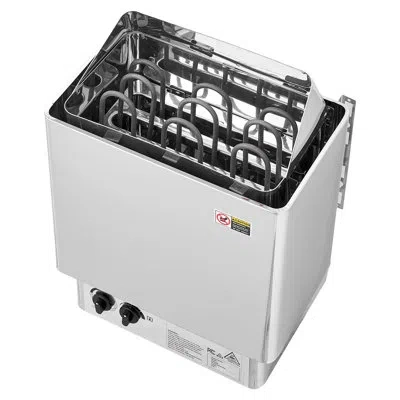 Vevor Sauna Heater, 4.5kw 240v Electric Sauna Stove, Compatible With 105 To 210 Cu.ft Saunas Rooms, Dry St In White