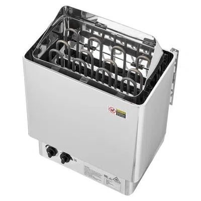 Vevor Sauna Heater, 6kw 240v Electric Sauna Stove, Compatible With 176.5 To 317.8 Cu.ft Saunas Rooms, Dry  In White