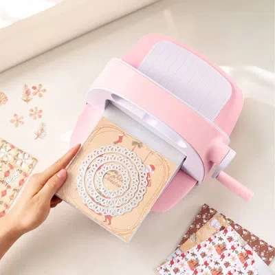 Vevor Scrapbook Paper, 72 Sheets, 6 X 6 In Mixed Special Paper For The Die Cutting And Embossing Machine,  In Pink
