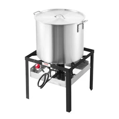 Vevor Seafood Boiling Kit With Strainer Outdoor Crab Crawfish Cooking Pot