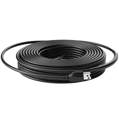 Vevor Self-regulating Pipe Heating Cable 24ft 5w/ft Heat Tape For Pipes Roof In Black