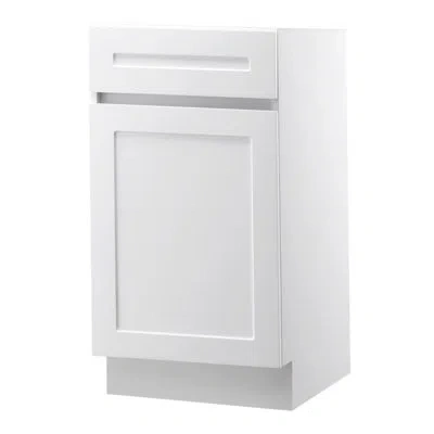 Vevor Shaker Base Cabinet 18" W X 24" D X 34.5" H Ready To Assemble With Drawer In Natural
