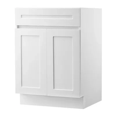Vevor Shaker Base Cabinet 24" D X 34.5" H Ready To Assemble With Drawer In Natural