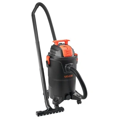 Vevor Shop Vac, 8 Gallon Wet Dry Shop Vacuum, 4.5 Peak Hp Portable With One-button Self-cleaning, Dual-fil In Orange;black