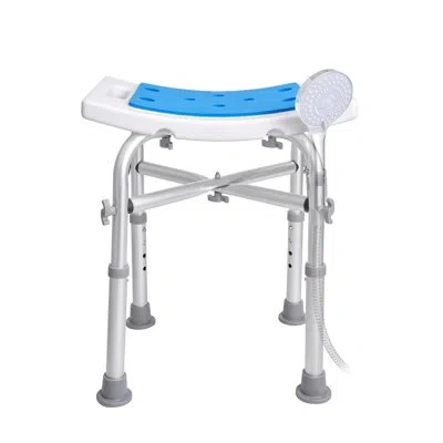Vevor Shower Chair In Silver;blue