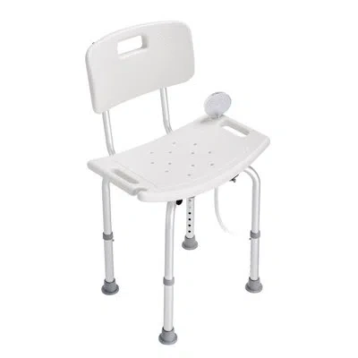 Vevor Shower Chair In Silver;white