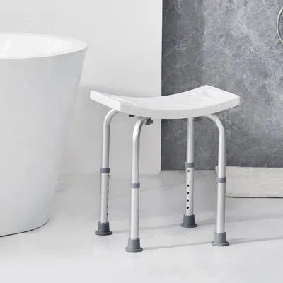 Vevor Shower Chair In Silver;white