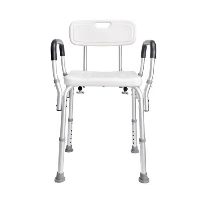 Vevor Shower Chair In Silver;white