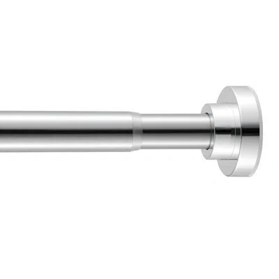 Vevor Shower Curtain Rod Adjustable Tension Rod 28-76 In Stainless Steel Silver