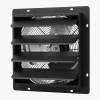 Vevor Shutter Exhaust Fan With Smart Programming Controller Wall Mount In Black