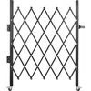Vevor Single Folding Security Gate, 5.1'h X 5.9'w (61 X 71 Inch)folding Door Gate, Steel Accordion Securit