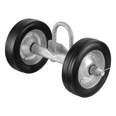 Vevor Sliding Gate Kit 6” Heavy Duty Sliding Rollers For Connect Tracks Max.600lbs In Silver