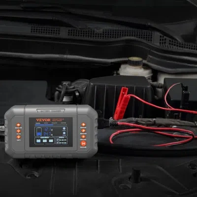 Vevor Smart Battery Charger Lithium Lifepo4 Lead-acid (agm / Gel / Sla) Car Battery Charger