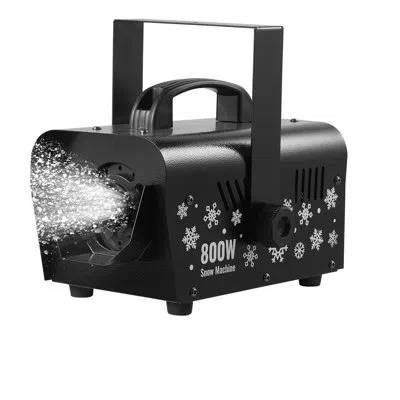 Vevor Snow Machine 800w  Portable Remote Control Handheld Hanging Snow Maker In Black