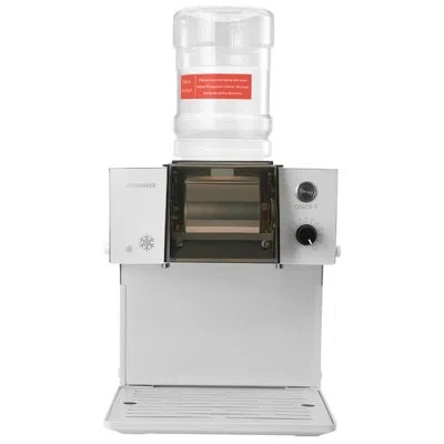 Vevor Snowflake Ice Machine, 176lbs/24h Snowflake Ice Maker, Ice-shaver Machine With Stainless Steel Blade In White