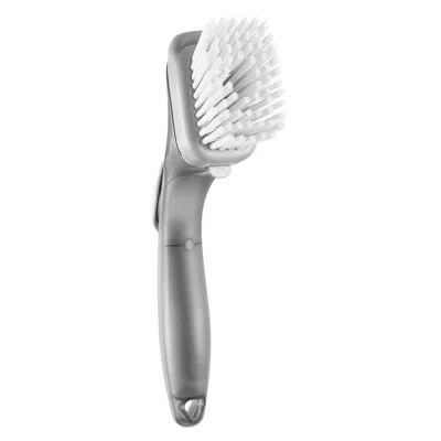 Vevor Soap Dispensing Dish Brush, Kitchen Scrub Brushes With 3 Brush Heads, Dish Cleaning Brushes With Pp 