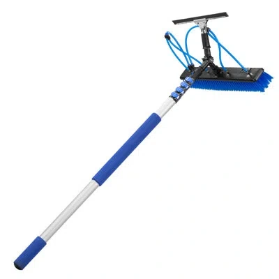 Vevor Solar Panel Cleaning Kit, 20 Ft, Water Fed Pole Kit With Cleaning Brush, Soap Dispenser, Extendable 