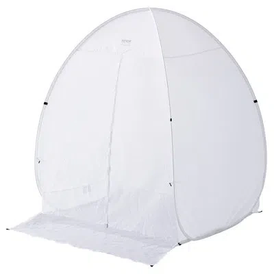 Vevor Spray Paint Shelter Portable Spray Paint Tent Booth In Pop Up In White