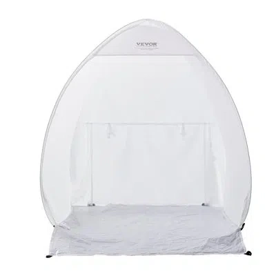 Vevor Spray Paint Shelter Portable Spray Paint Tent Booth In Pop Up In White