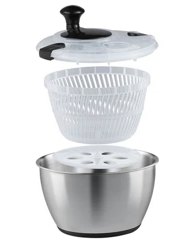 Vevor Stainless Steel Salad Spinner In Metallic