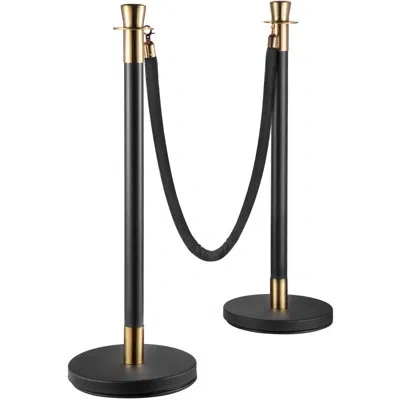 Vevor Steel And Iron Post Stanchion In Black