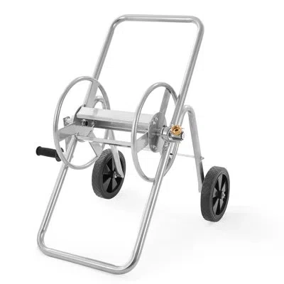 Vevor Steel Hose Reel In Silver