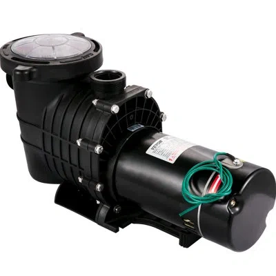 Vevor Swimming In/above Ground Strainer Pool Pumps In Black