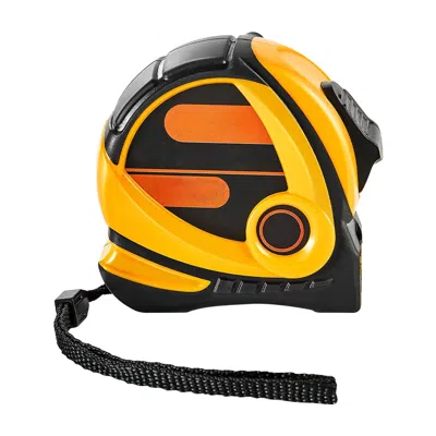 Vevor Tape Measure 25ft Retractable Imperial Metric Abs Case For Outdoor Decoration - Multi In Black