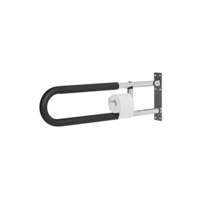 Vevor Toilet Safety Rail, 30 Inch U-shaped Handicap Grab Bar, Foldable Senior Safety Pole, Flip Up Toilet 