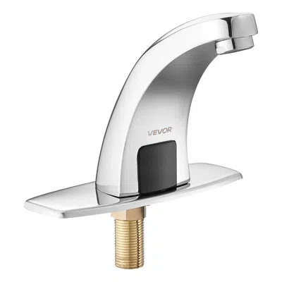 Vevor Touchless Bathroom Sink Faucet Motion Sensor Chrome Plated 9/16