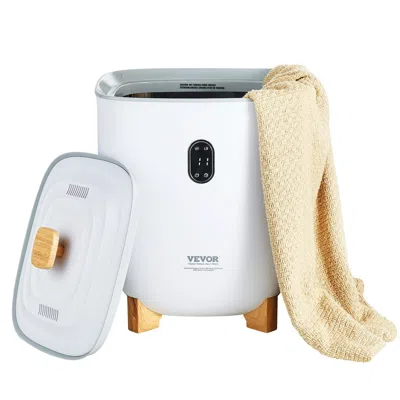 Vevor Towel Warmer 25l, Towel Warmer Bucket With 2 Heating Modes, 20/40/60/90 Min Auto Shut Off, Bottom He In White