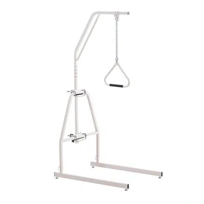 Vevor Trapeze Bar For Bed Mobility 250lbs Bed Trapeze With Clamp And Floor Stand In Natural