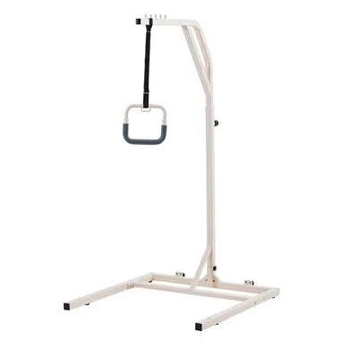 Vevor Trapeze Bar For Bed Mobility Height-adjustable Free Standing Trapeze Bar In Natural