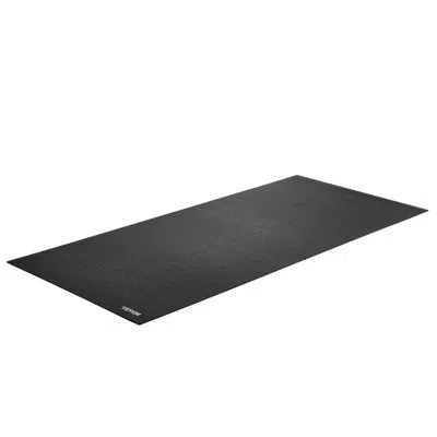 Vevor Treadmill Mat For Carpet Floor 1/4" Thick 30"x60" Exercise Equipment Mat In Black