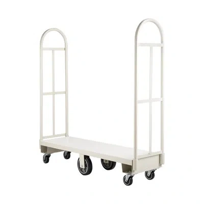 Vevor U-boat Platform Truck Dolly, 2000 Lbs Load Capacity, Heavy Duty Steel Utility Cart, Industrial Hand  In Gray