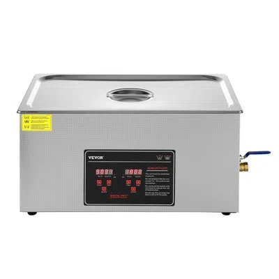 Vevor Ultrasonic Cleaner Metal Jewelry Box In Silver