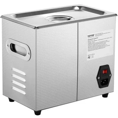 Vevor Ultrasonic Cleaner Metal Jewelry Box In Silver