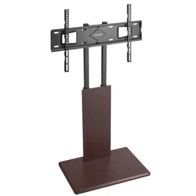 Vevor Universal Tv Stand, Table Top Tv Stand For 32-70 Inch Screens, Swivel And Height Adjustable Tv Mount In Black