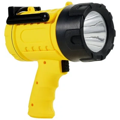 Vevor Usb Super Bright Rechargeable Spotlight Flashlight 1000,000lm Searchlight In Black;yellow