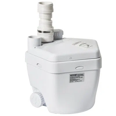 Vevor Utility Sink Pump Laundry Sink Drain Pump System 1/3 Hp 1500 In White