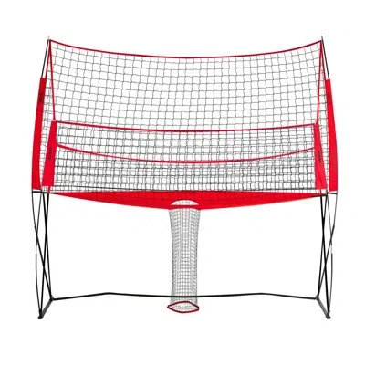 Vevor Volleyball Training Net System Adjustable Practice Equipment Indoor Outdoor In Black,green