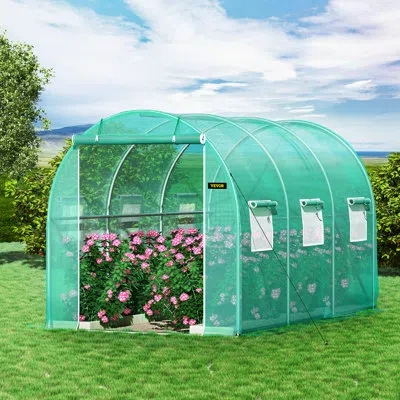 Vevor Walk-in Tunnel Greenhouse, 12 X 7 X 7 Ft Portable Plant Hot House