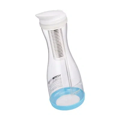 Vevor Water Filter Pitcher 6 Cup Glass Water Filtration Pitcher 211 Gallons No Bpa In White
